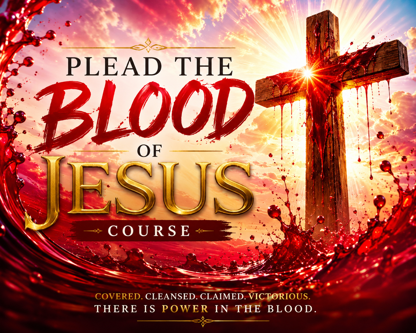 THE POWER OF PLEADING THE BLOOD OF JESUS -COURSE